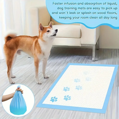 Disposable Pet Urine Pads for Large Breeds – Super Absorbent, Leak-Proof | S & L Sizes, Blue & Pink (100 Pcs)