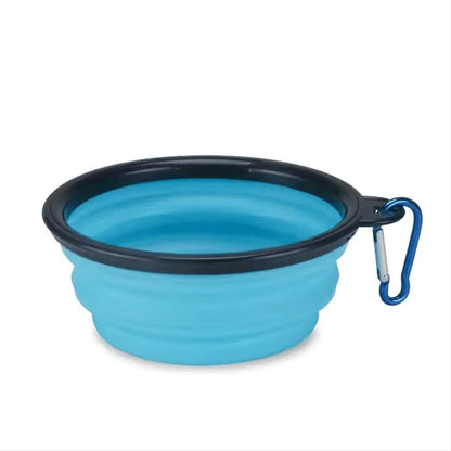 Collapsible Pet Travel Bowl – Portable TPR Silicone Food & Water Bowl | 350ml, 9 Colors for Dogs & Cats