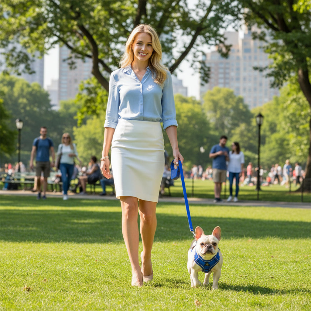 No-Pull Dog Harness & Leash Set – Reflective, Adjustable Vest for Small Dogs & Cats | Quick Release, S–XL (6 Colors)