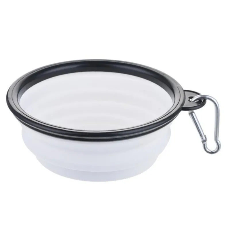 Collapsible Pet Travel Bowl – Portable TPR Silicone Food & Water Bowl | 350ml, 9 Colors for Dogs & Cats