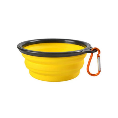 Collapsible Pet Travel Bowl – Portable TPR Silicone Food & Water Bowl | 350ml, 9 Colors for Dogs & Cats