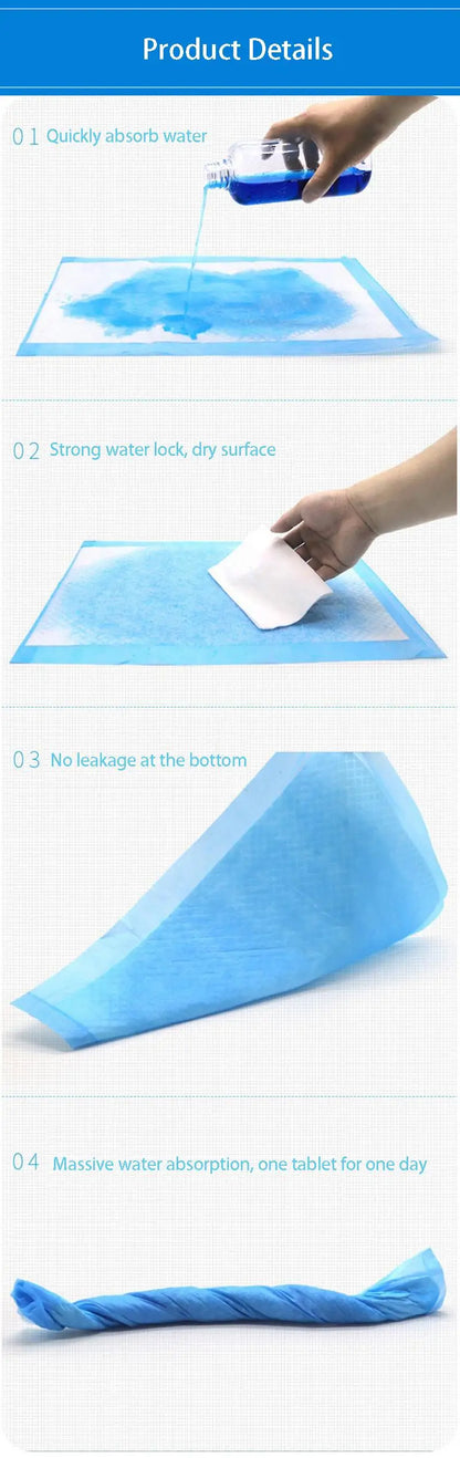Super Absorbent Dog Training Pads – Leak-Proof Disposable Puppy Pee Pads | 33×45cm, Packs of 20/50/100