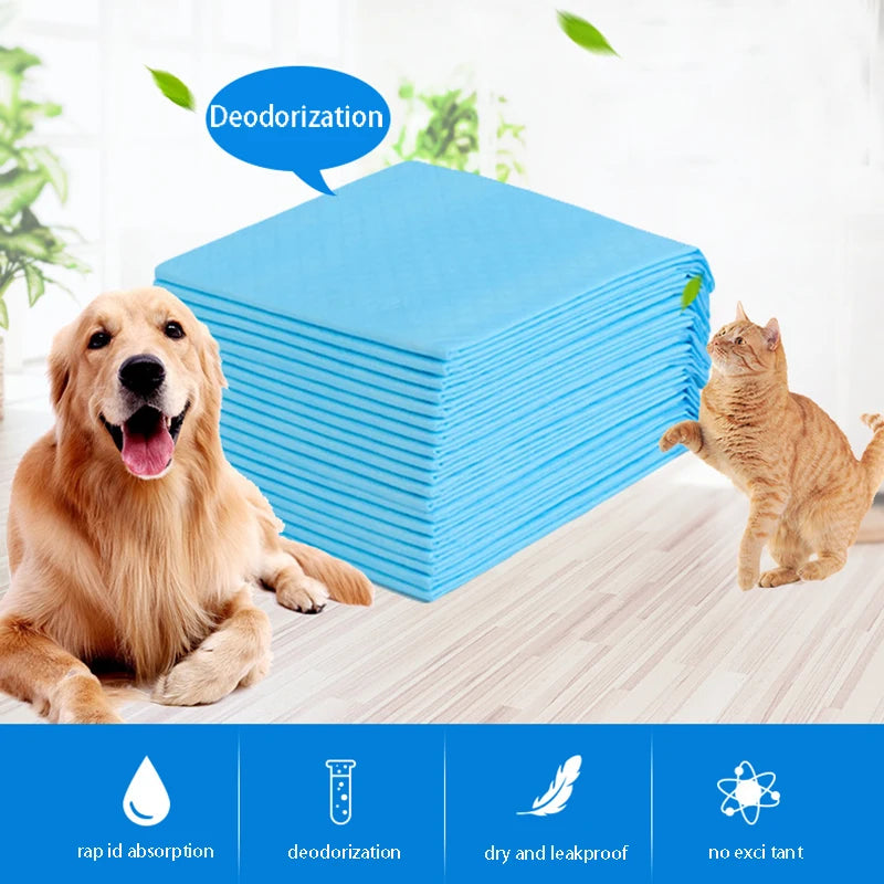 Super Absorbent Dog Training Pads – Leak-Proof Disposable Puppy Pee Pads | 33×45cm, Packs of 20/50/100