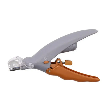 Professional Pet Nail Clipper with LED Light – Stainless Steel, Safe Trimming for Cats, Dogs & Rabbits | Ergonomic Handle
