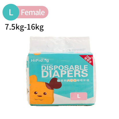 Dog Diapers & Physiological Pants – Super Absorbent, Leak-Proof | Female & Male, XXS–XL, Non-Woven (Fast US Shipping)