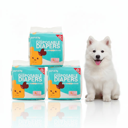 Dog Diapers & Physiological Pants – Super Absorbent, Leak-Proof | Female & Male, XXS–XL, Non-Woven (Fast US Shipping)