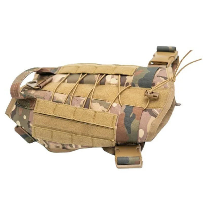 Tactical Dog Harness – Military-Grade Padded Nylon Vest | Quick Release, M–XL for Medium & Large Dogs (4 Colors)